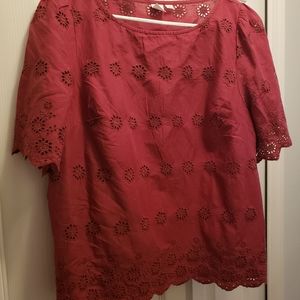 Gap split back blouse